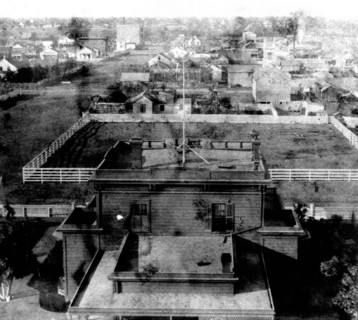California History - Stockton from the South (No.1) looking North, San Joaquin County circa 1866.