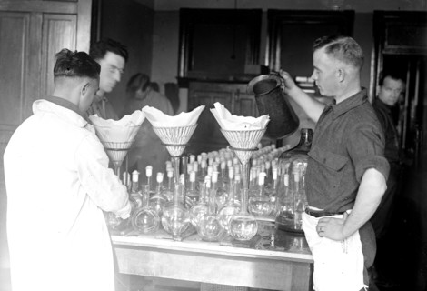 U.S. Army Medical School - Typhoid Vaccine circa 1917.