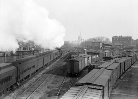 Washington D.C. Railroad Yards circa 1917.