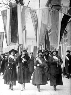 Woman Suffrage Movement -  Woman suffrage picket parade Washington D.C. circa 1917.