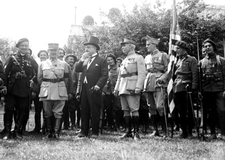 Blue Devils Visiting America - The chasseurs alpins are the elite mountain infantry of the French Army circa 1918.
