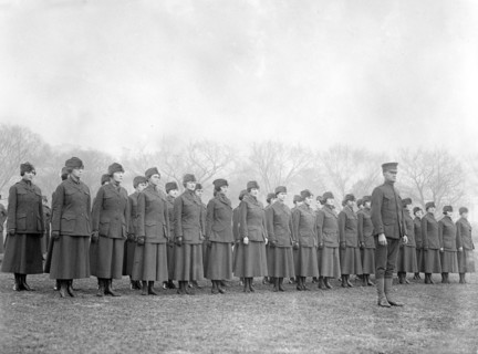 Marinettes of the United States Marines Corps circa 1918 (female Marines) .