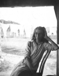 Mountain woman in the hills near Austin, Texas circa 1934-1950.