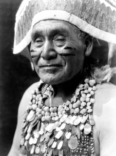 Edward S. Curits Native American Indians - Hupa - jumping dance costume circa 1923.