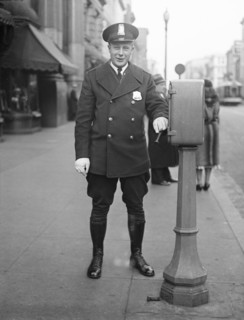 1930s Washington D.C. Policeman - Metropolitan police officer. Washington, D.C. circa 1932.