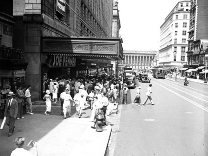 Fox Theater: Joe 'Wanna Buy a Duck' Joe Penner in person. Washington, D.C. circa June 1934.
