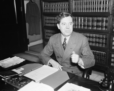 Senator Huey P. Long from Louisiana in January 1935 (eight months before his assasination) .