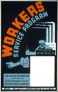 Workers service program ... Rockford, Illinois circa 1941.