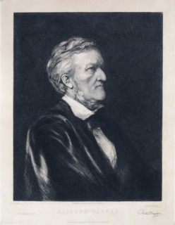 Richard Wagner portrait .