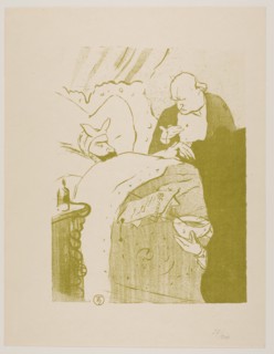 1893 Art Work -  Carnot is Sick! - Henri de Toulouse-Lautrec.