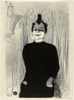 1893 Art Work -  At the Gaiete Rochechouart: Nicolle - Henri de Toulouse-Lautrec.