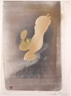 1893 Art Work -  Miss Loïe Fuller - Henri de Toulouse-Lautrec.