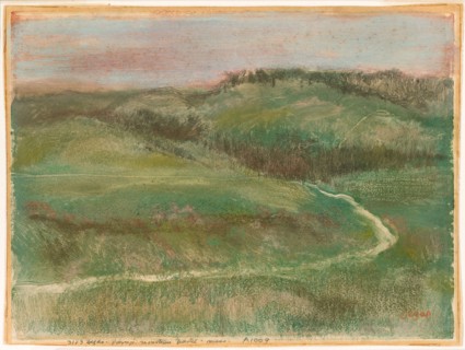 1892 Art Work -  Landscape Hilaire Germain - Edgar Degas.