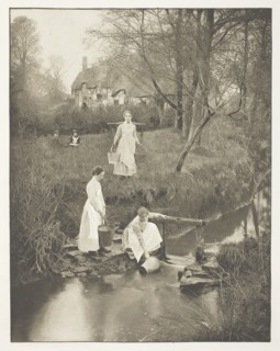 1892 Art Work -  At Shottery Brook -  James Leon Williams.