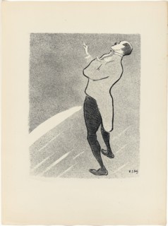 1893 Art Work -  Kam-Hill; from Le Cafe-Concert Henri-Gabriel Ibels.