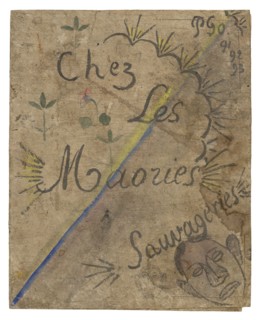 1893 Art Work -  Chez les Maories: Sauvageries (At Home with the Maori: Savage Things) - Paul Gauguin.