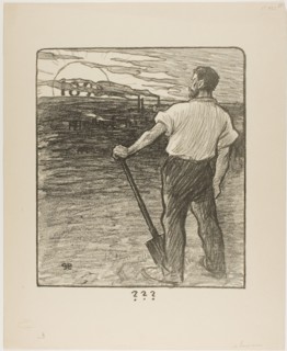 1893 Art Work -  Happy New Year - Theophile-Alexandre Pierre Steinlen.