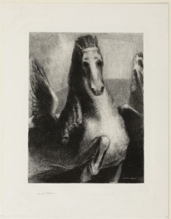 1893 Art Work -  The Wing - Odilon Redon.