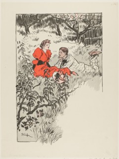 1893 Art Work -  Spring - Theophile-Alexandre Pierre Steinlen.