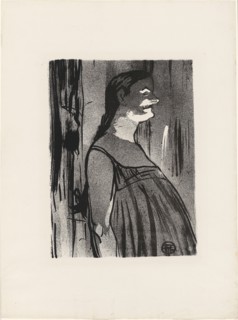 1893 Art Work -  Madame Abdala; from Le Cafe-Concert - Henri de Toulouse-Lautrec.