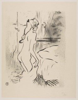 1893 Art Work -  Study of a Woman - Henri de Toulouse-Lautrec.
