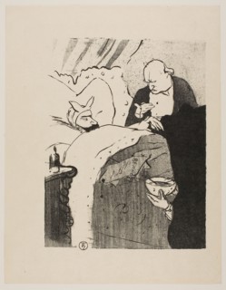 1893 Art Work -  Carnot is Sick! - Henri de Toulouse-Lautrec.