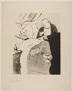 1893 Art Work -  Carnot is Sick! - Henri de Toulouse-Lautrec.
