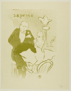 1893 Art Work -  Wisdom - Henri de Toulouse-Lautrec.