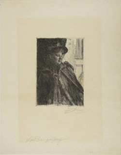 1892 Art Work -  Olga Bratt - Anders Zorn.