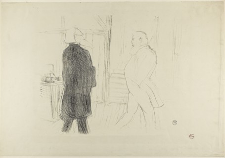 1893 Art Work -  Antoine and Gemier; in Une Faillite Henri de Toulouse-Lautrec.