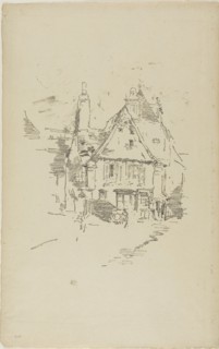1893 Art Work -  Gabled Roofs - James McNeill Whistler.