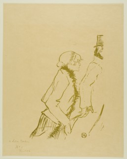 1893 Art Work -  Poor Street-Walker! - Henri de Toulouse-Lautrec.