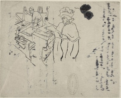 1893 Art Work -  Cover of L'Estampe originale; with notes - Henri de Toulouse-Lautrec.