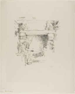 1893 Art Work -  The Fireplace - James McNeill Whistler.