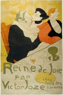 1892 Art Work -  Reine de Joie - Henri de Toulouse-Lautrec.