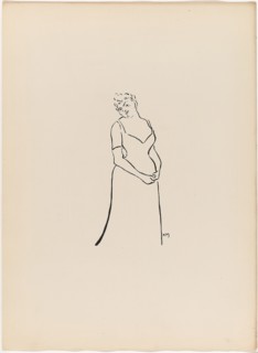 1893 Art Work -  Anna Thibaud; from Le Cafe-Concert - Henri-Gabriel Ibels.