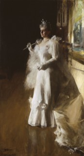 1893 Art Work -  Mrs. Potter Palmer - Anders Zorn.