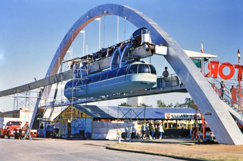 Trailblazer Monorail at the 1956 Texas State Fair .