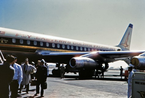 Eastern Airlines Golden Falcon Jet circa 1960-1963.