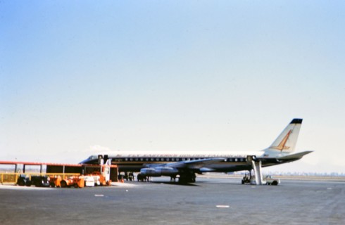 Eastern Airlines Golden Falcon Jet circa 1961.