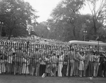 Crowd After Japanese Surrender