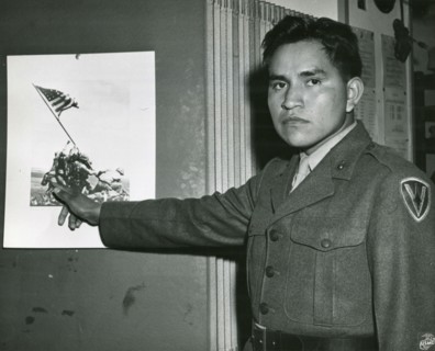 Ira Hayes on War Bond Publicity Tour