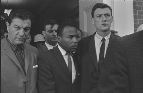 James Meredith Walking onto Ole Miss campus