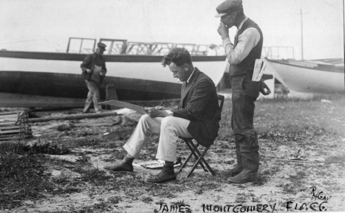 James Montgomery Flagg at Work