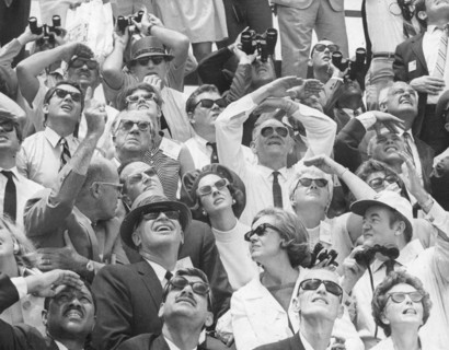 King Baudouin and Queen Fabiola at NASA Launch