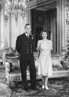 Princess Elizabeth and Lt. Mountbatten Engagement photo
