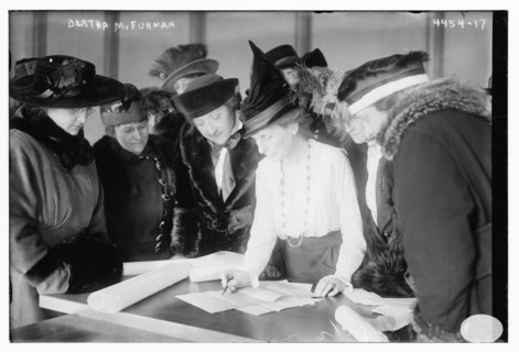 Bertha Furman Teaching Women How to Vote