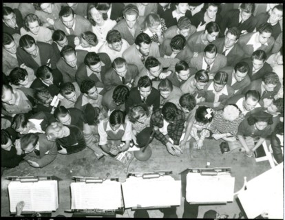 Crowd Listening to Benny Goodman Concert