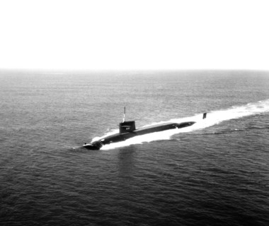 Lafayette class nuclear-powered strategic missile submarine USS VON STEUBEN