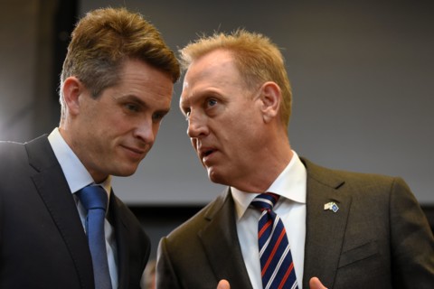 Patrick M.Shanahan and Gavin Williamson